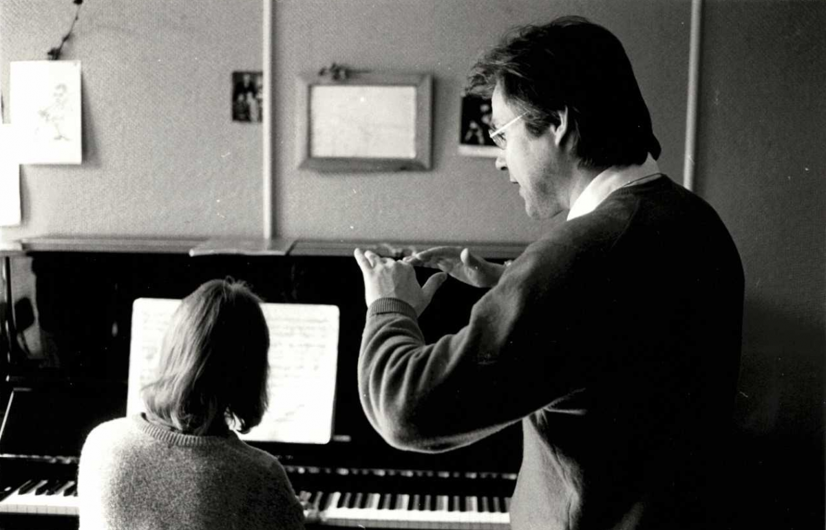 Pianonsoiton opetusta