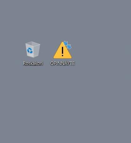 Ruutukaappaus kirjoittajan desktopilta
