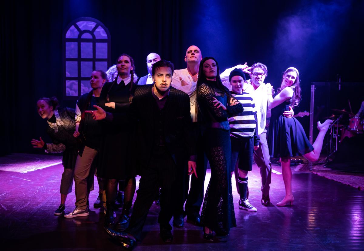 Kuva The Addams Family -musikaalista