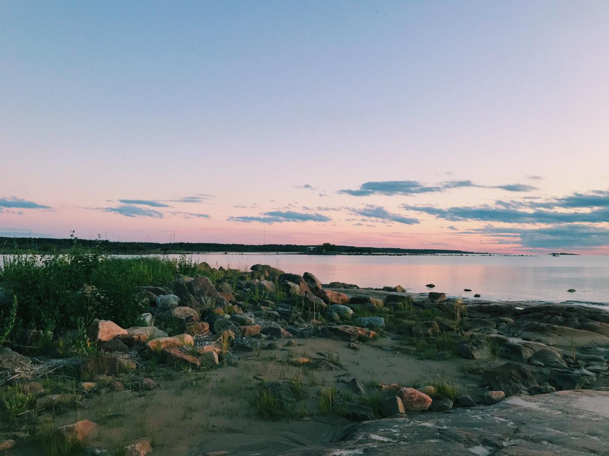 A picture from Meri's summer cottage beach