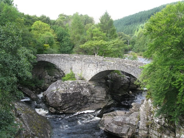 Scenery with a bridge
