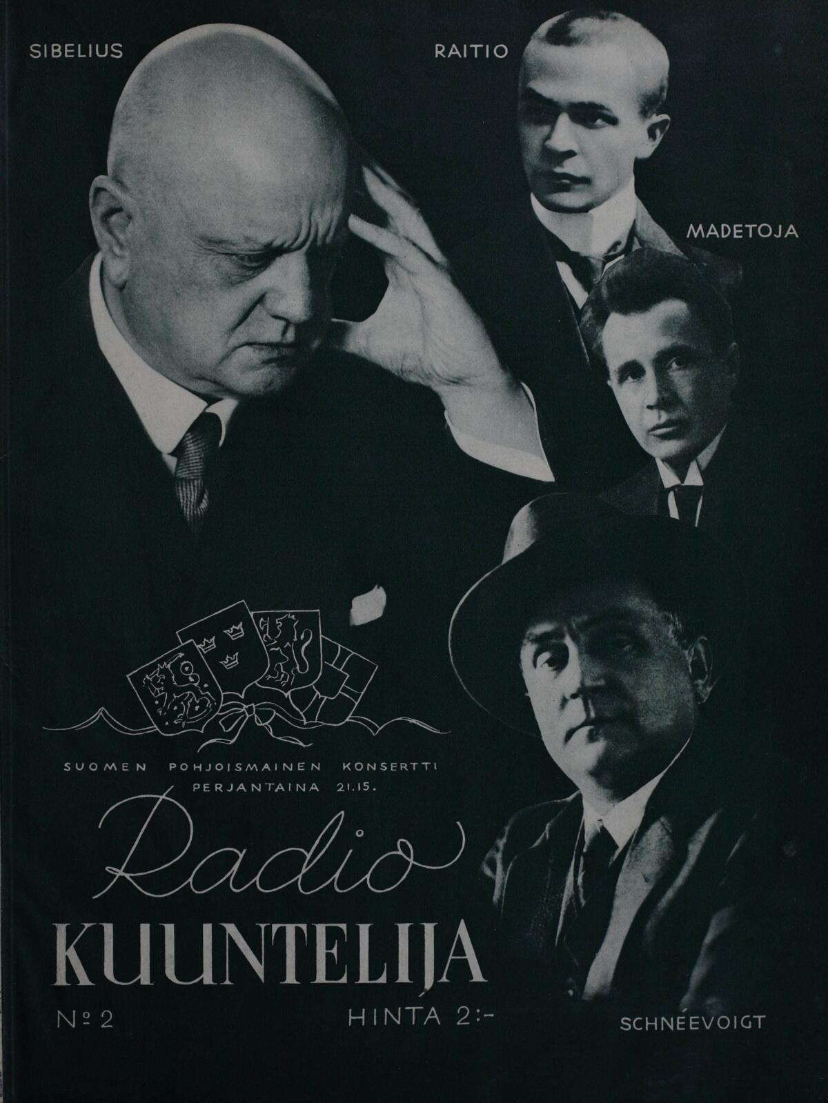 In 1930s Finland, Radiokuuntelija and other printed papers gave abundant information on domestic and foreign classical music radio concerts. 